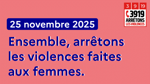 Affiche sensibilisation pour la journée contre les violences faites aux femmes du 25 novembre 2025.